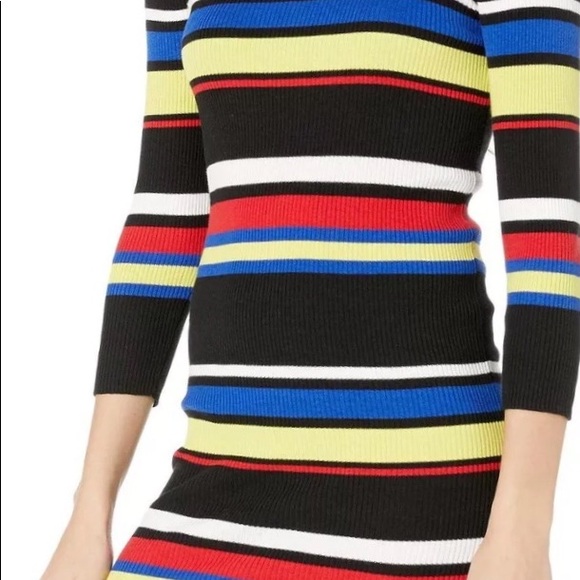 Sanctuary Cyber Disco multi striped sweater dress - Picture 6 of 7